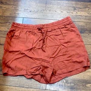 Universal thread soft short drawstring waist